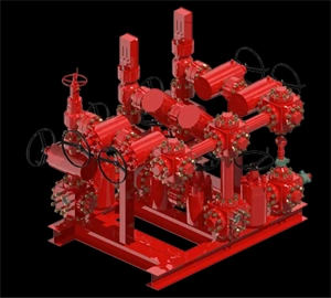 Class EE PSL2 PR2 Choke Manifold, 4 Inch, API 6A